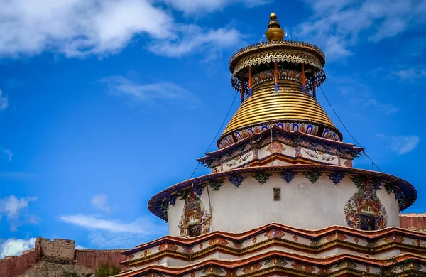 Буддийский кумбук в Гьянтсе — стоковое фото