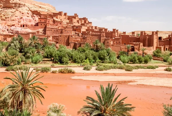 Ait Benhaddou, marockanska gamla fästningen — Stockfoto