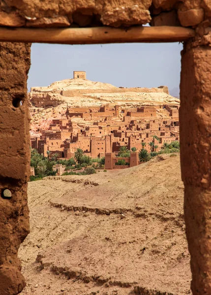 Ait Benhaddou, marockanska gamla fästningen — Stockfoto