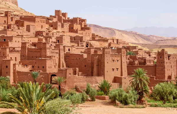 Ait Benhaddou, marockanska gamla fästningen — Stockfoto