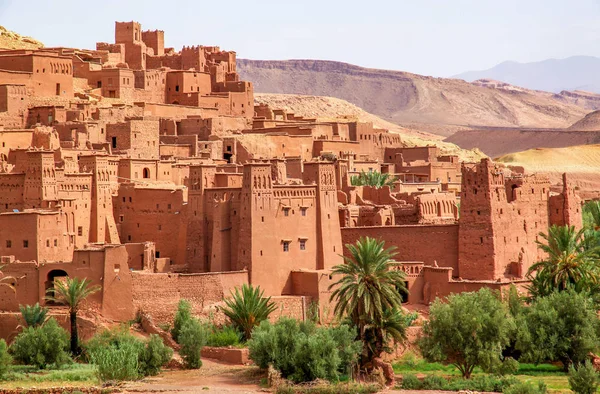 Ait Benhaddou, marockanska gamla fästningen — Stockfoto