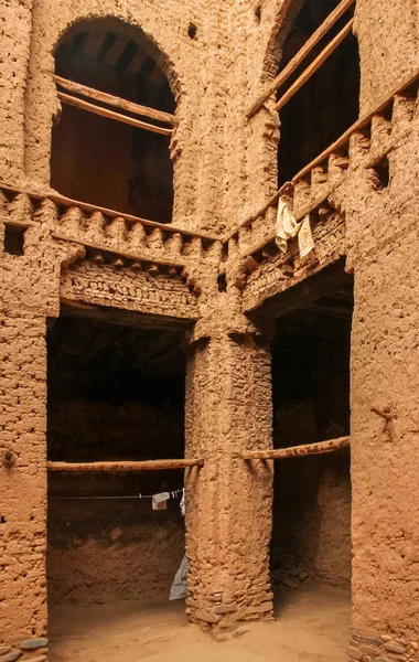 Interior kasbah lama — Stok Foto