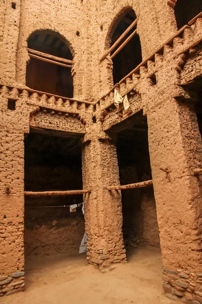 Interior kasbah lama — Stok Foto