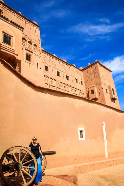 Canon och kasbah — Stockfoto