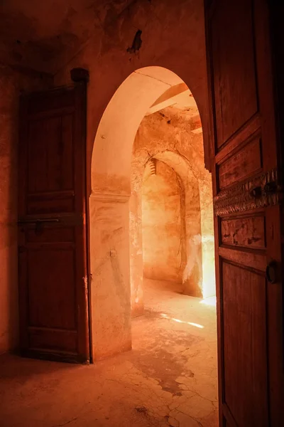Είσοδο το παλιό kasbah Telouet — Φωτογραφία Αρχείου