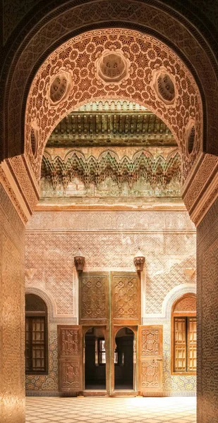 A Kasbah Telouet szoba belseje — Stock Fotó