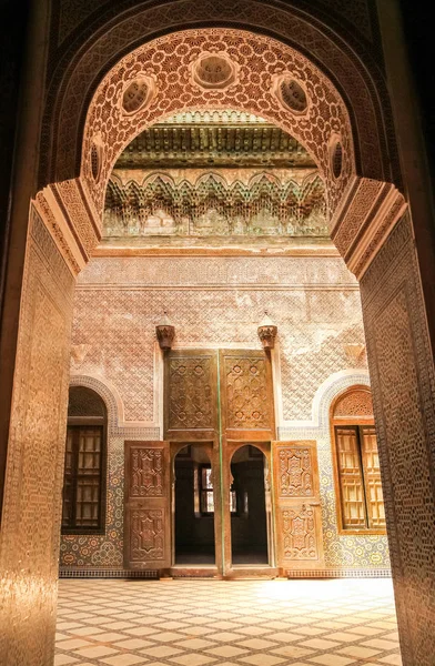 Interior de Telouet Kasbah — Fotografia de Stock