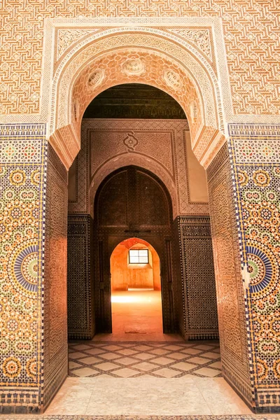 Interior de la Telouet Kasbah — Foto de Stock