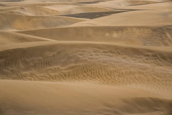 Sand dunes former och mönster — Stockfoto