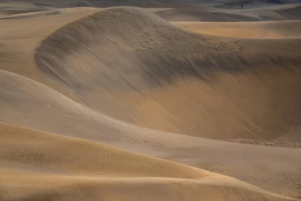 Dunas de areia deslumbrantes de Maspalomas — Fotografia de Stock