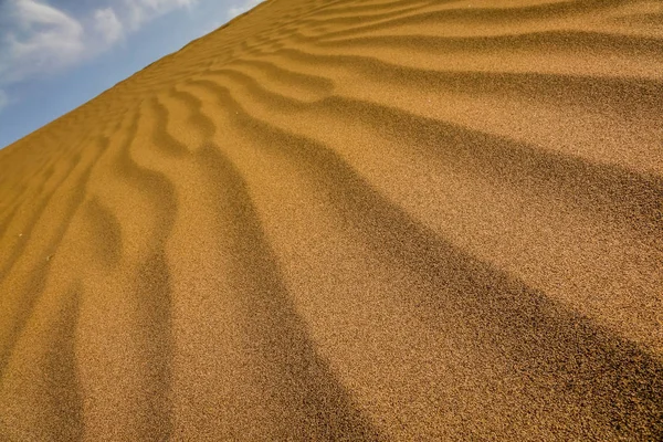 Sand dunes former och mönster — Stockfoto