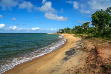 Çarpıcı Madagaskar kıyı şeridi 