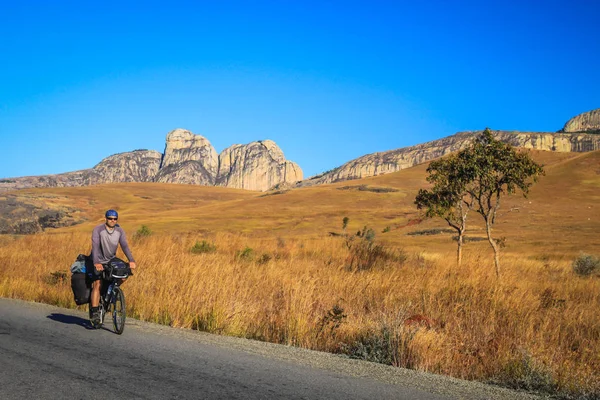 Cycling in Madagascar — Stock Photo, Image