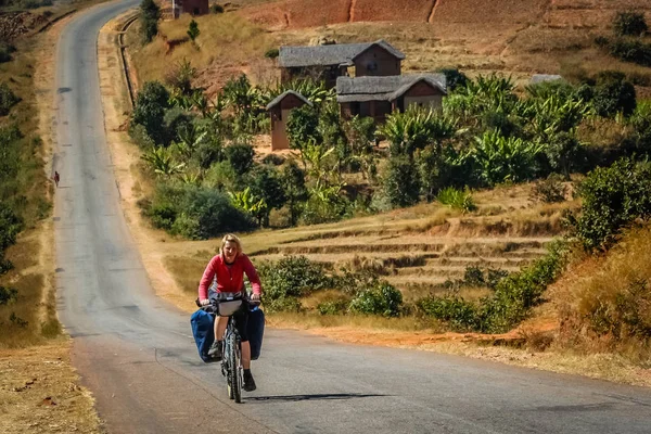 Ciclismo en Madagascar — Foto de Stock