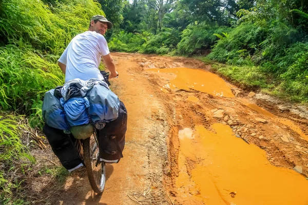 A través de la selva — Foto de Stock