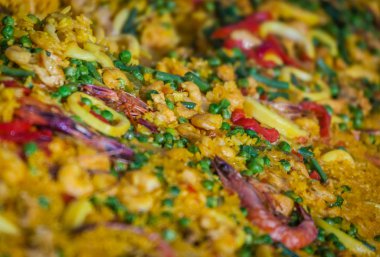 paella yakın çekim