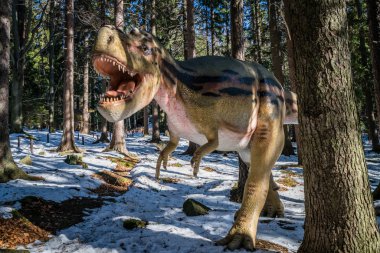 T-Rex dinozor Parkı içinde