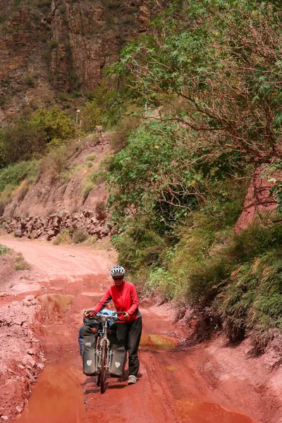 Ciclo de gira en China — Foto de Stock