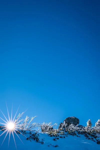 Paisaje de invierno en Karkonosze —  Fotos de Stock