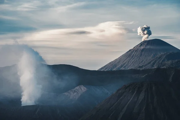 Gunung Bromo o świcie — Zdjęcie stockowe