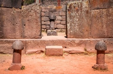 Fertility temple in Chucuito clipart