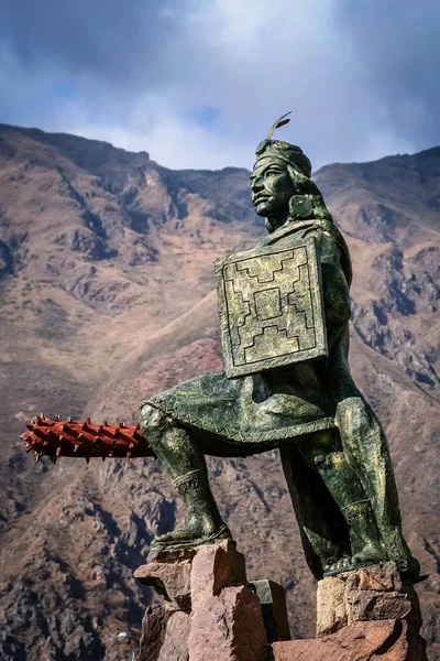 stock image Incan warrior statue
