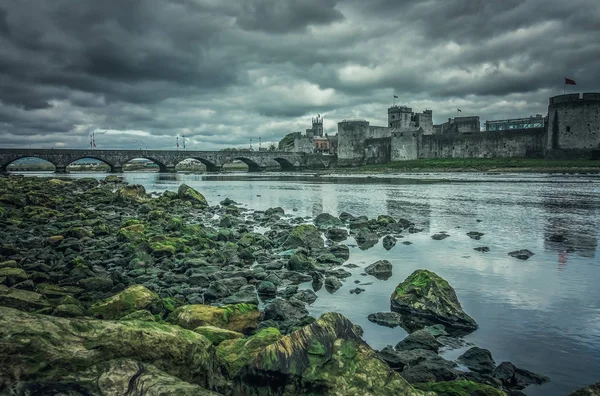 Zamek króla Jana w Limerick — Zdjęcie stockowe
