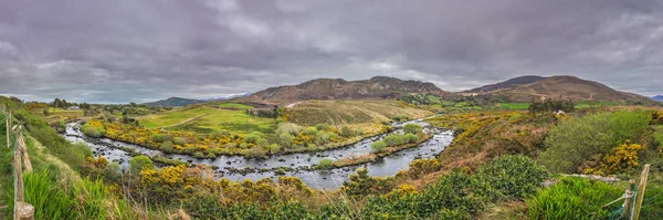 Paisagem rural irlandesa panorama — Fotografia de Stock