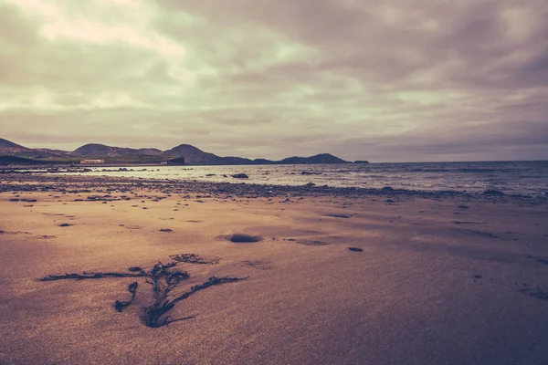 Sunset over Ballingskelligs Bay Beach — Stock Photo, Image