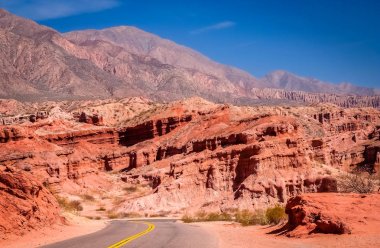 Mountain Road to Cafayate clipart