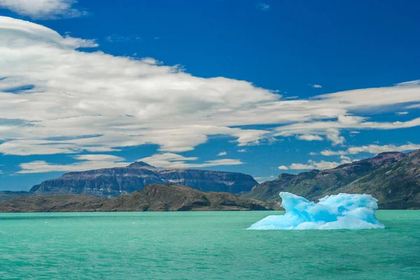在巴塔哥尼亚的湖面上的小冰山 — 图库照片