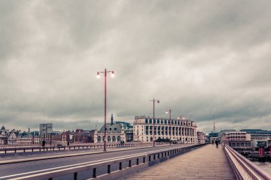 Blackfriars köprüden olmadan trafik