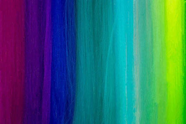 Nær fargerike tråder av tekstilmateriale – stockfoto