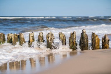 Eski ahşap dalgakıranlar