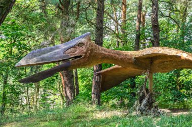 Quetzalcoatlus dinozor yaşam boyutlu 
