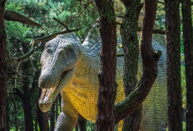 Hayat büyük dinozor heykel boyutlu 
