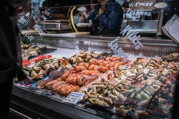 Mercado de pescado en Bergen — Foto de Stock