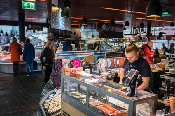 Mercado de peixe em Bergen — Fotografia de Stock