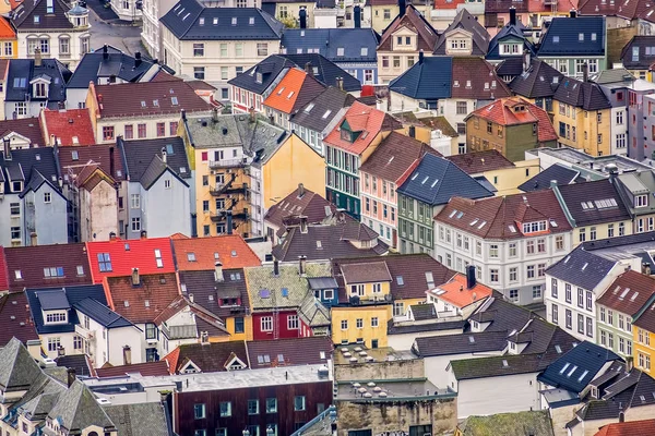 Casas coloridas en Bergen — Foto de Stock