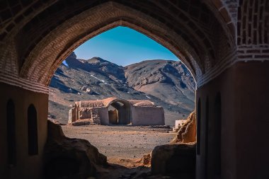 Yazd Zerdüşt ateş Tapınağı kalıntıları