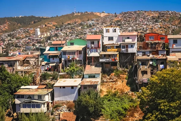 Telhados de Valparaíso — Fotografia de Stock