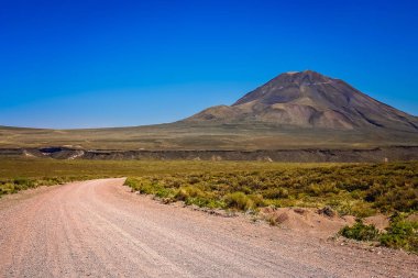 Famous Ruta Quarenta road in Argentina clipart