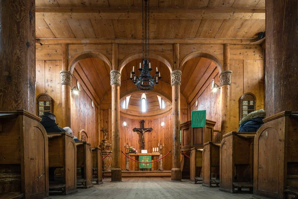 Interior del Templo Wang en Karpacz — Foto de Stock