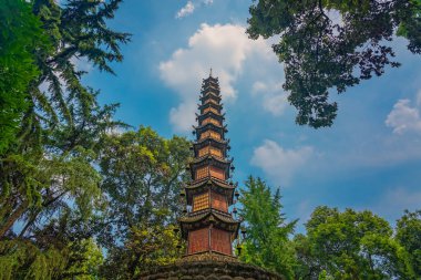 Chengdu 'da 1000 Buda Pagoda