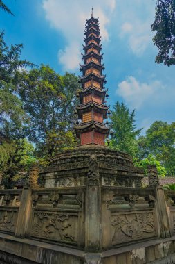 Chengdu 'da 1000 Buda Pagoda