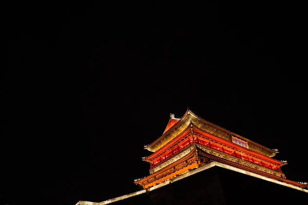 Xian glockenturm beleuchtet in der nacht — Stockfoto