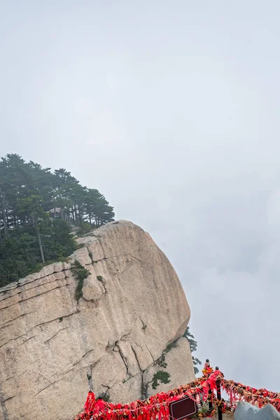 Vue depuis le sommet ouest de la montagne Huashan — Photo