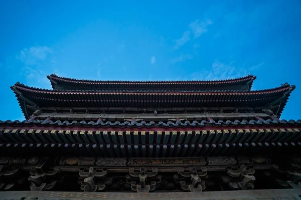 Façade de la tour du tambour à Xian — Photo