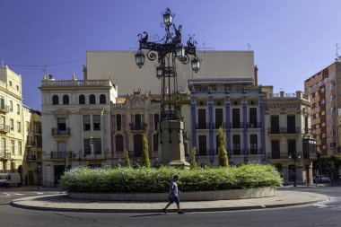 Piaca de la Independent 'daki eski fener, Castellon de la Plana