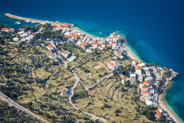 Aerial view of Drasnice — Stock Photo, Image